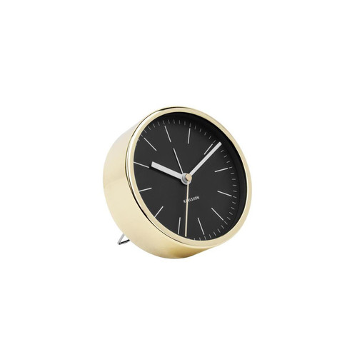 Réveil MINIMAL - Noir et Or 3S. x Home  - Horloge design