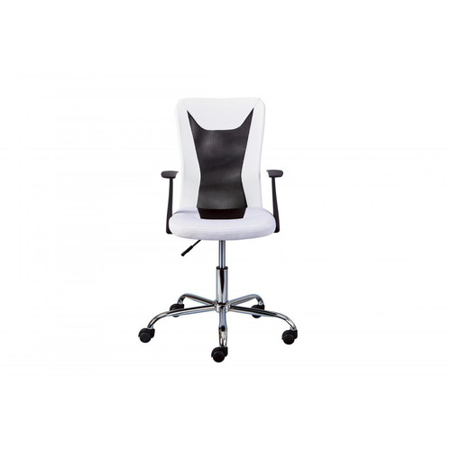 Chaise de Bureau Ergonomique Blanc YOKO - 3S. x Home - Chaise de bureau blanche