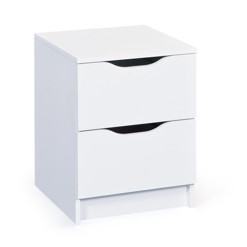 Commode à 2 tiroirs Blanc URATO 3S. x Home  - Commode blanche design