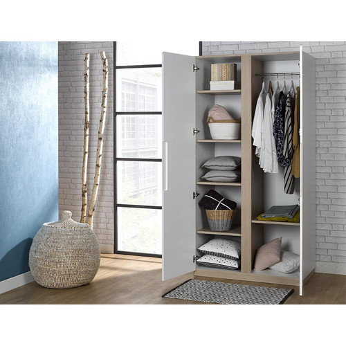 Armoire 2 portes NOMADE 3S. x Home  - Chambre lit scandinave