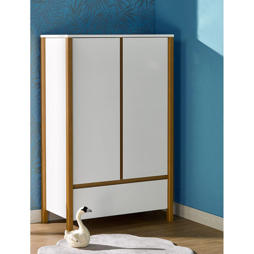Armoire SCANDI 3S. x Home  - Commode enfant blanche