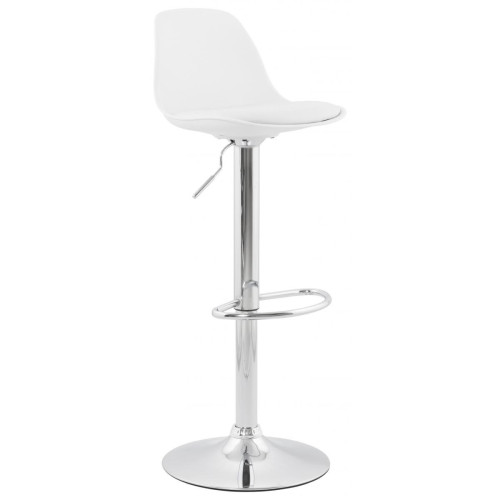 Tabouret réglable blanc SALA 3S. x Home  - Chaise resine design