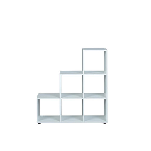 Etagère de séparation blanc CADORE 6 cases - 3S. x Home - Meuble bibliotheque design