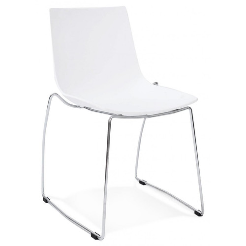 Chaise blanche  design TIKAL 3S. x Home  - Chaise resine design