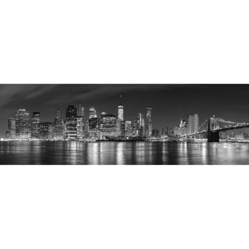 Tableau Cities New York By Night 90x30 - DeclikDeco - Tableau ville