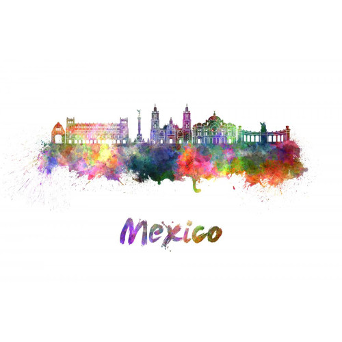 Tableau Cities Mexico 80x55 - DeclikDeco - Tableau ville