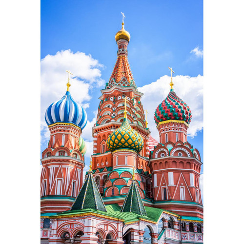 Tableau Voyage Cathédrale de Moscou 55x80 - DeclikDeco - Tableau ville