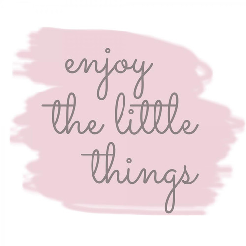 Tableau Quotes Enjoy The Little Things 50x50 DeclikDeco  - Tableau design rose