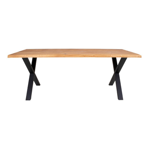 Table à Manger TOULON En Chêne Vernis 200x95xh76x4 cm House Nordic  - Table a manger bois design