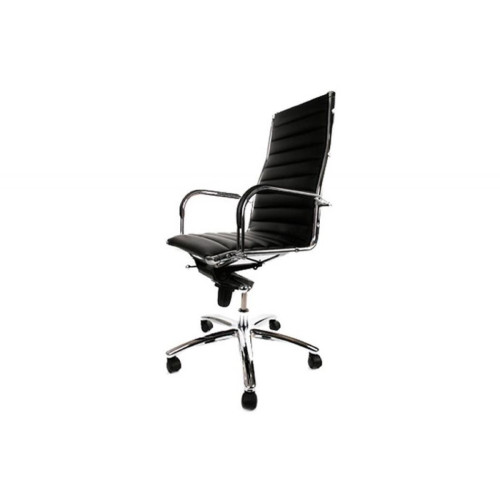 Chaise de Bureau Balharbour 3S. x Home  - Chaise simili cuir design