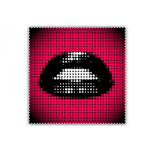 Tableau Bouche Pop Pixel 50X50 cm DeclikDeco  - Tableaux design