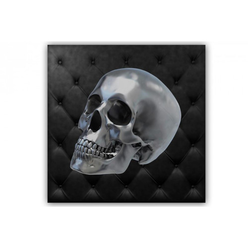 Tableau Rock'N'Roll Crâne 80X80 cm DeclikDeco  - Déco et luminaires