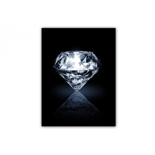 Tableau Romantique Solitaire Diamant L.55 x H.80 cm DeclikDeco  - Déco et luminaires