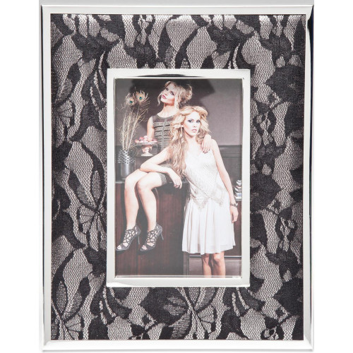 Cadre à photos VM noir en Polyester Romance 20,2 x 25,2 cm KARE DESIGN  - Cadre photo metal