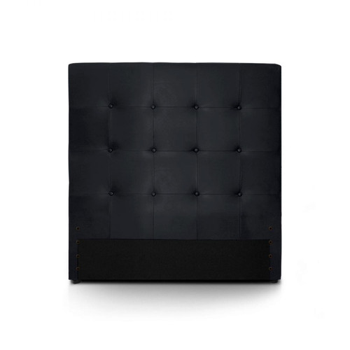 Tête de lit 90 noire en simili Yaren 3S. x Home  - Tete de lit simili cuir