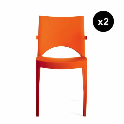 Lot de 2 Chaises Design Palermo - 3S. x Home - Chaise avec accoudoir