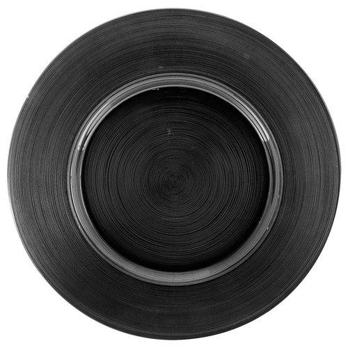 Assiette de Présentation Jem Noire 3S. x Home  - Vaisselle design