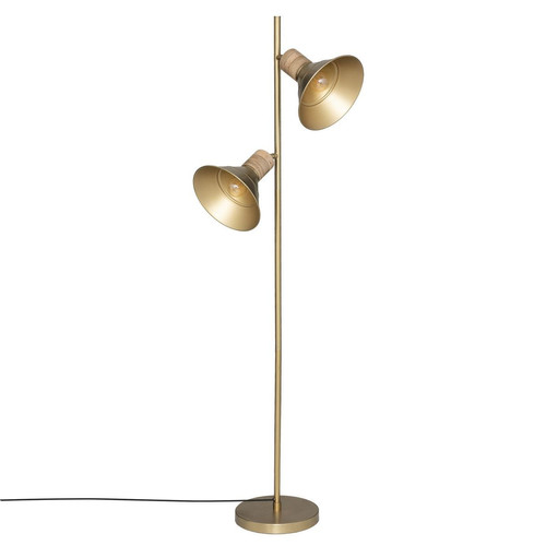 Lampadaire "Bota" métal et marbre doré H151 cm - 3S. x Home - Lampe a poser design