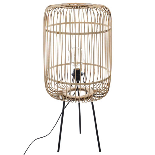 Lampadaire Trépied Bambou 3S. x Home  - Lampe a poser design