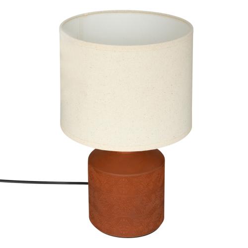 Lampe à poser "Kassy" terracotta - 3S. x Home - Lampe ceramique