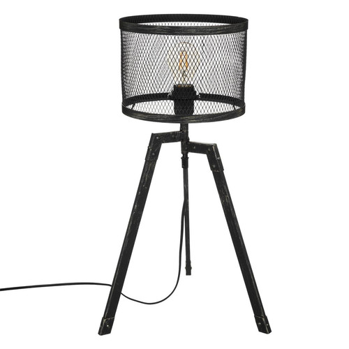 Lampe avec trépied "Noah" noir H56 3S. x Home  - Lampe a poser design