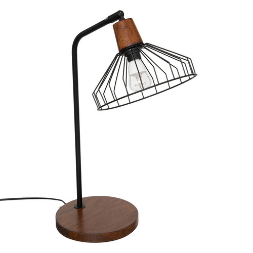 Lampe noire en métal 3S. x Home  - Lampe a poser design