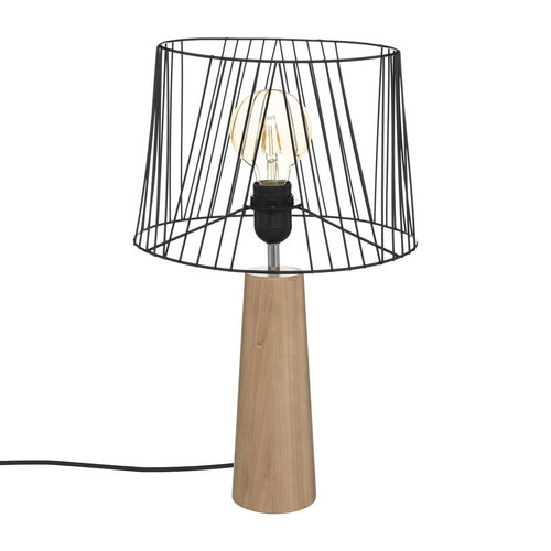 Lampe droite "Joe" noir h46cm 3S. x Home  - Lampe a poser design