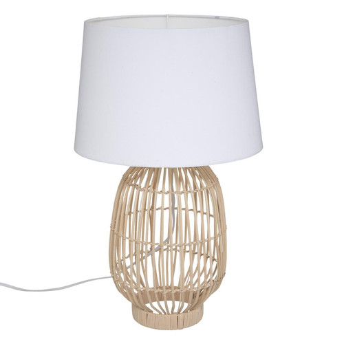 Lampe droite "Lucia" H48,5cm, beige naturel
