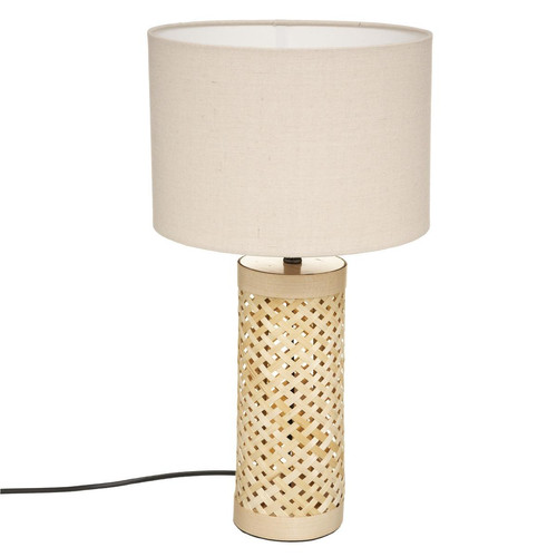 Lampe droite "Salma" naturel H47cm 3S. x Home  - Deco meuble design scandinave
