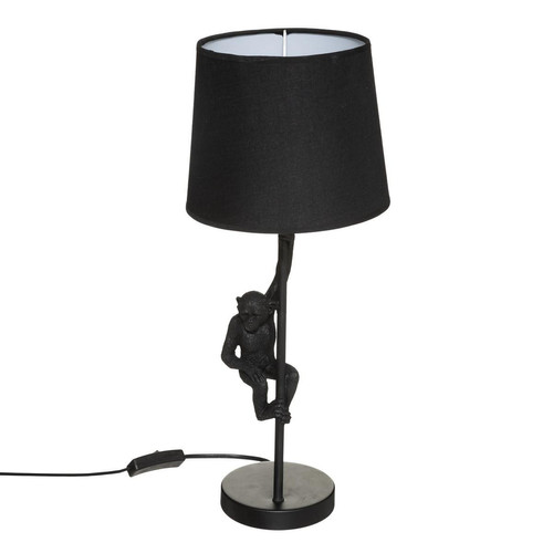 Lampe droite "Singe" H49cm, noir 3S. x Home  - Lampe a poser design