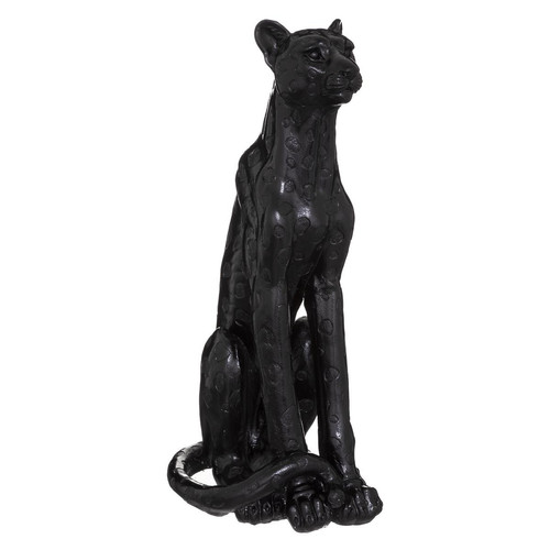 Figurine Léopard Artif En Résine 3S. x Home  - Statue noire