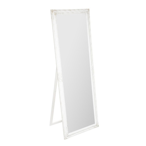 Miroir Sur Pied Bois 172 X 62 cm - 3S. x Home - Miroir blanc design