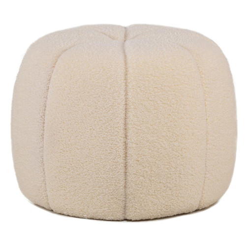 Pouf de Salon avec Rayures blanc 3S. x Home  - Pouf design pouf geant