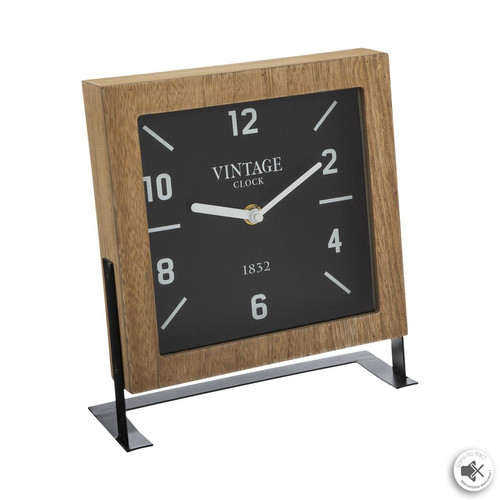Pendule à poser "Silence" en panneau de bois MDF 3S. x Home  - Horloge design