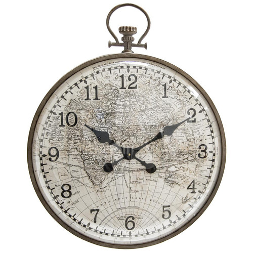 Pendule en Métal Vitre Bombe 3S. x Home  - Horloge design