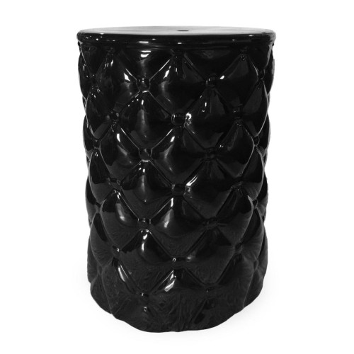 Pouf en céramique Noir Lover 3S. x Home  - Pouf design pouf geant
