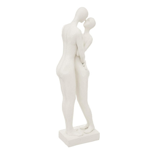 Statuette "Couple" résine blanc H33 cm 3S. x Home  - Statue resine design