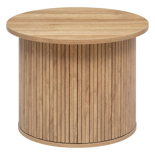 Table à café "Colva" en placage effet bois 3S. x Home  - Table d appoint design
