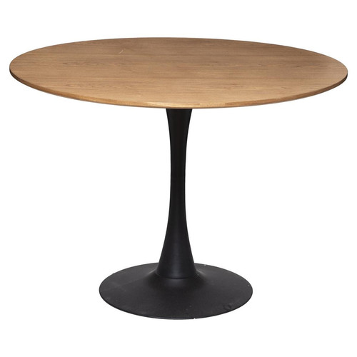Table à diner “Elias” D 100 3S. x Home  - Table a manger bois design