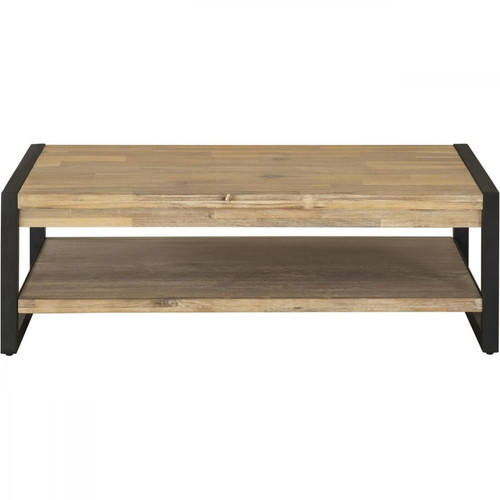Table basse Acacia Massif avec double plateaux ZARA 3S. x Home  - Table basse bois design