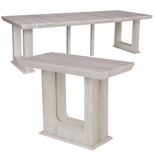Table Console extensible 250cm Houston Chêne Blanchi 3S. x Home  - Table design