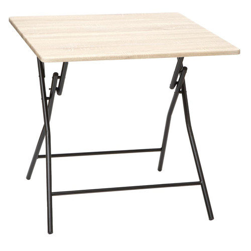 Table pliante 4 places effet bois 3S. x Home  - Table a manger design