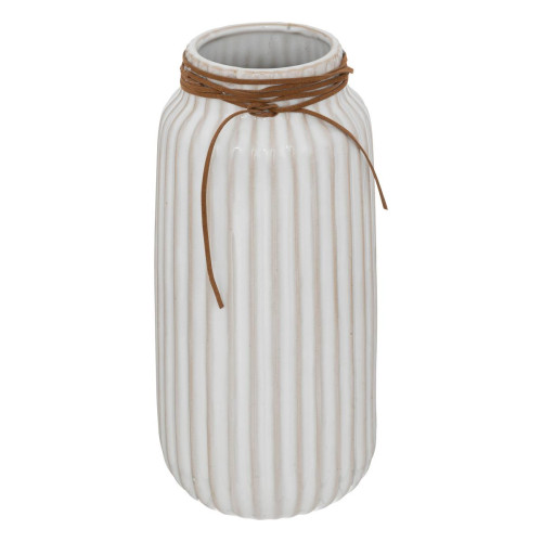 Vase en Céramique REAC Café Blanc H28,5