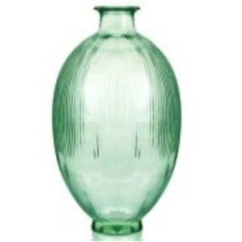 Vase recycle "Sen" H39D34 cm en verre transparent 3S. x Home  - Vase blanc design