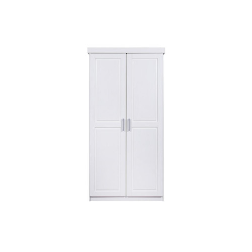 Armoire blanc 2 portes HAKON - 3S. x Home - Meuble de rangement design