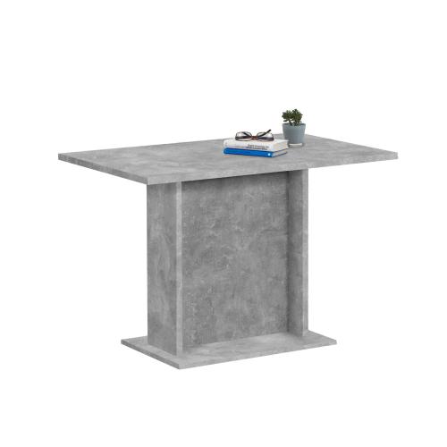 Table de salle à manger BANDOL 3  gris béton - 3S. x Home - Table a manger bois design