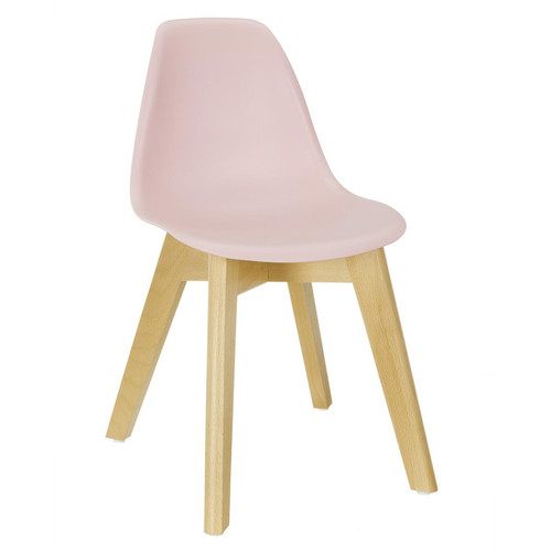 Chaise Scandinave Enfant Coque Rose - 3S. x Home - Fauteuil et chaise enfant design