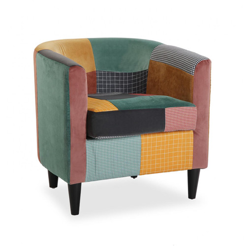 Fauteuil Multicolore GRETON 3S. x Home  - Pouf et fauteuil design