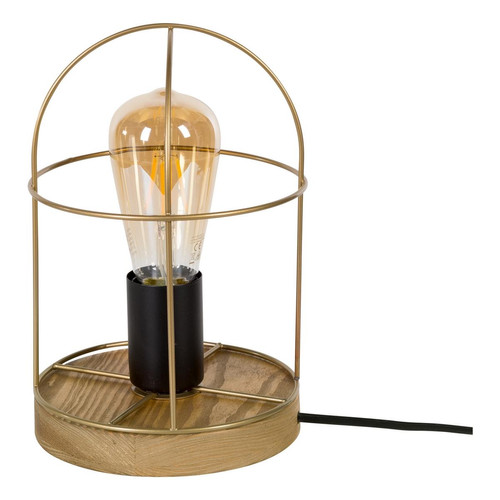 Lampe de table 1xE27 Max.25W Pin teinté/Noir/Or Netuno Britop Lighting  - Lampe a poser design