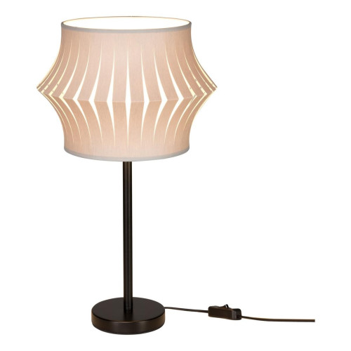Lotus Lampe à poser 1xE27 Max.40W Noir/Noir PVC/Gris - Britop Lighting - Lampe rose design